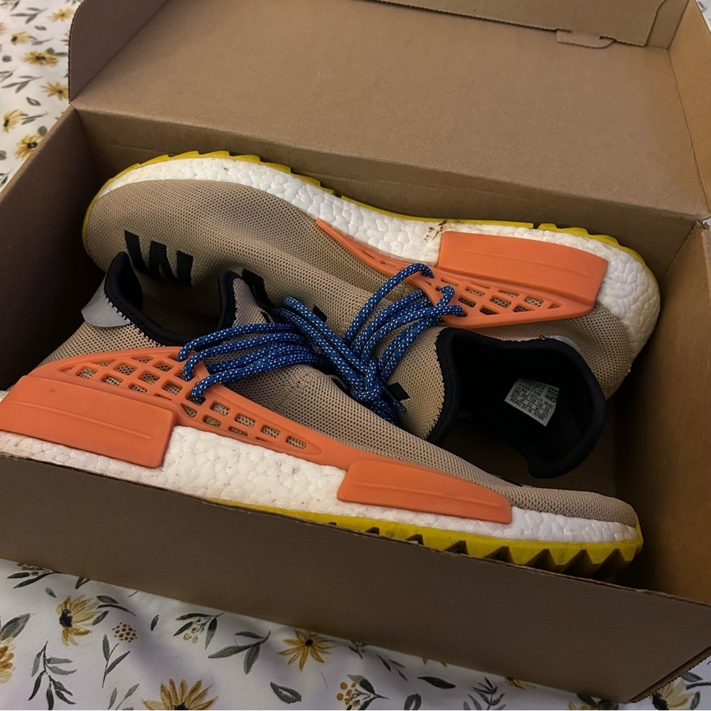 Adidas NMD Trail x Pharrell Human Race 2017 Hiking Shoes Breath Walk Size 11 - Picture 9 of 10